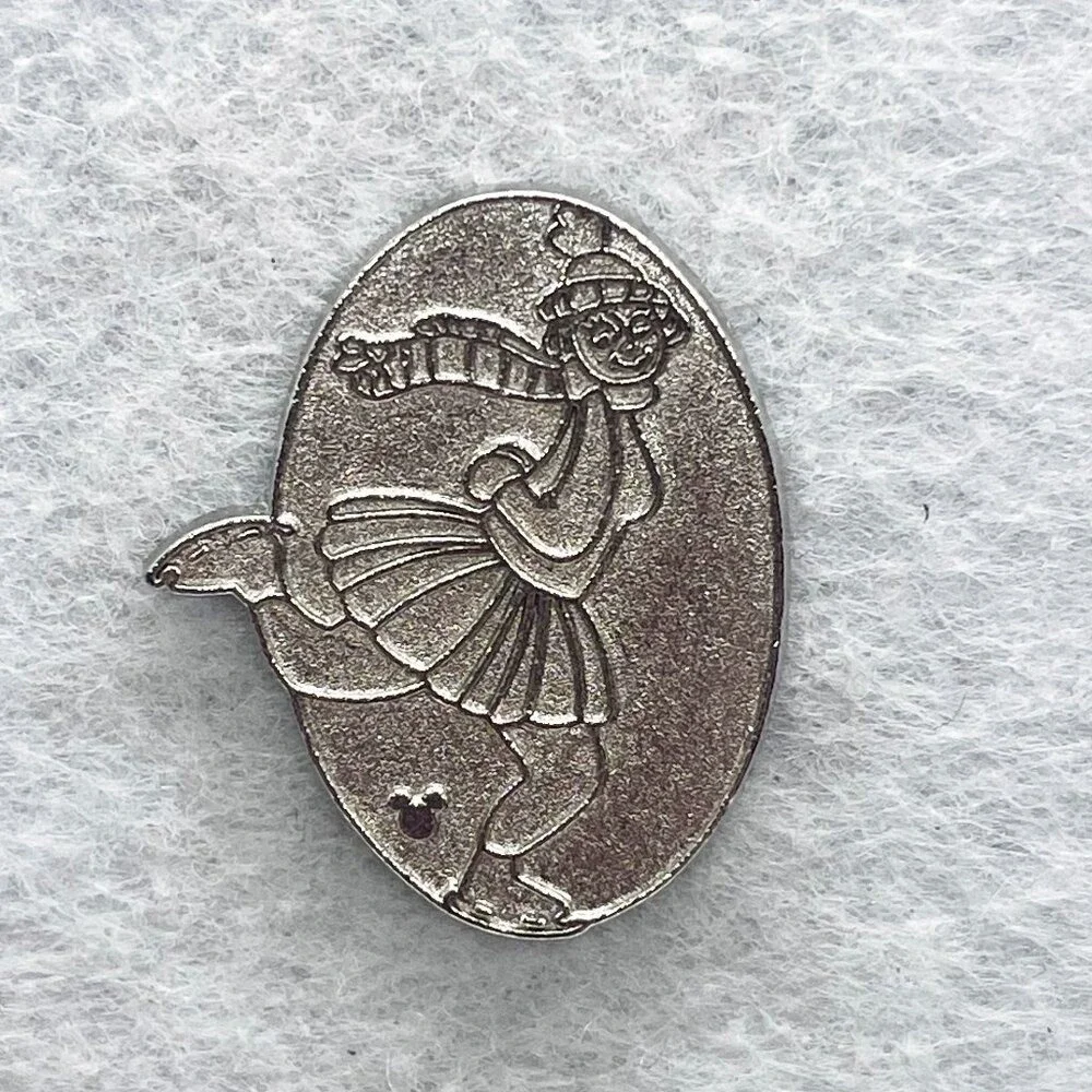 🔮 5/$25 Disney Mickey's‎ Toontown Pinwheels Skater Chaser Pin